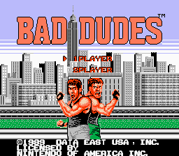 Bad Dudes screenshot 4 for NES